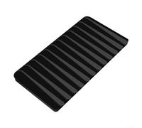 Tappetino scolapiatti in silicone autodrenante con scanalature di drenaggio inclinate e base antiscivolo per bancone o lavello della cucina, creste rialzate favoriscono la circolazione dell'aria, 40 x