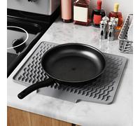 Tappetino scolapiatti in silicone, facile da pulire, per frigorifero sotto