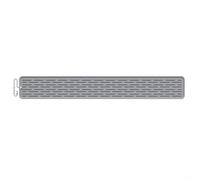 Tappetino scolapiatti in silicone per asciugare e pulire i piatti in modo sicuro, confezione da 35 cm, 55 cm, 70 cm (grigio, 1 pezzo)