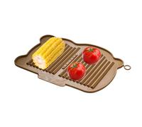 Tappetino scolapiatti in silicone per bancone della cucina, antiscivolo, resistente al calore, sottopentola per asciugatrice, per utensili, piatti, ciotole, padelle, pentole, frutta e verdura