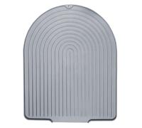 Tappetino scolapiatti in silicone per bancone della cucina, tappetino pieghevole per lavello grande, design Smart Diversion, tappetino di scarico ad asciugatura rapida, resistente al calore, accessori