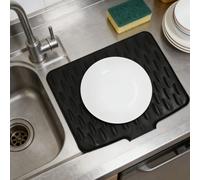 Tappetino scolapiatti in silicone per il piano di lavoro della cucina, 2 pezzi,