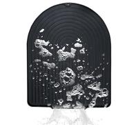 Tappetino scolapiatti in silicone, pieghevole, 51 x 40 x 1,4 cm, design resistente al calore e portatile, vassoio compatto per stoviglie, utensili, tazze, zona di preparazione dei pasti e utensili da