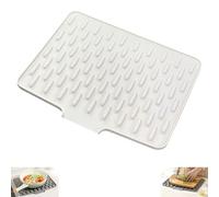 Tappetino Scolapiatti in Silicone, Tappetino Scolapiatti in Silicone Anti-Goccia, Resistente Al Calore E Antiscivolo per Un'asciugatura Senza Gocciolamento, Tappetino Scolapiatti in Silicone
