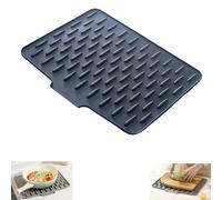 Tappetino Scolapiatti in Silicone, Tappetino Scolapiatti in Silicone Anti-Goccia, Resistente Al Calore E Antiscivolo per Un'asciugatura Senza Gocciolamento, Tappetino Scolapiatti in Silicone