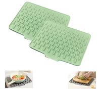 Tappetino Scolapiatti in Silicone, Tappetino Scolapiatti in Silicone Anti-Goccia, Resistente Al Calore E Antiscivolo per Un'asciugatura Senza Gocciolamento, Tappetino Scolapiatti in Silicone