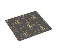 Tappetino scolapiatti in stile gotico con serpente dorato e luna, tappetino assorbente per cucina, 40,6 x 45,7 cm, tappetino scolapiatti natalizio con anello per appendere