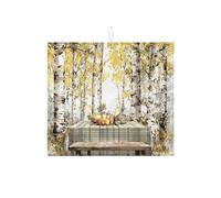 Tappetino scolapiatti in stile rustico scozzese, tappetino assorbente in microfibra per scolapiatti vintage giallo scozzese per bancone della cucina, 40,6 x 45,7 cm