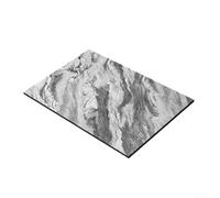 Tappetino scolapiatti in terra di diatomee, assorbente, ad asciugatura rapida, per lavello da cucina, antiscivolo, grigio, grande (1 4)