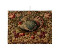 Tappetino scolapiatti in Turchia per bancone della cucina, tappetino assorbente vintage floreale per scolapiatti in microfibra, tappetino per asciugare il bancone della cucina, decorazione del