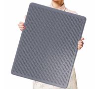 Tappetino scolapiatti lavabile, facile da pulire, in silicone, per piano