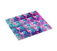 Tappetino Scolapiatti Llama Galaxy Rainbow Tappetino Cucina Reversibile Multifunzione Tappetini Per Posate, Per Scolapiatti, Vetro, Soggiorno, 41x46cm