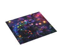 Tappetino scolapiatti luminoso con motivo fantasia camaleonte, 40,6 x 45,7 cm, assorbente per cucina, tappetino scolapiatti natalizio con anello per appendere