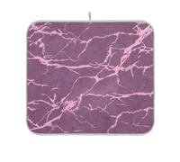 Tappetino scolapiatti Mauve Violet Marble jumbo tappetino scolapiatti 40,6 | resistente al calore cucina contatore scolapiatti panno portautensili Controsoffitto Decor Must Haves 2026