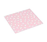 Tappetino scolapiatti moderno con cavaliere bianco e rosa, 40,6 x 45,7 cm, tappetino assorbente per cucina, tappetino scolapiatti natalizio con anello per appendere