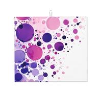 Tappetino scolapiatti multicolore con stampa a toppe, grande tappetino per asciugare i piatti in pietra assorbente per bancone