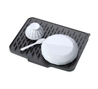 Tappetino scolapiatti multiuso per piano di lavoro, multiuso, tappetino scolapiatti da cucina, inclinabile, design a deviazione 'acqua, per ristorante, hotel, area di lavoro, cucina, facile da