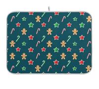 Tappetino scolapiatti Natale St Patricks Day Mat 18 X 24 Cucina Contatore scolapiatti per piatti resistenti al calore XL
