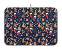 Tappetino scolapiatti natalizio per San Valentino, 45,7 x 61 cm, resistente al calore, grande