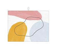 Tappetino scolapiatti Nordic Simple Light Color con griglia, piccolo tappetino scolapiatti, grande tappetino scolapiatti Deco 18 x 24 pollici