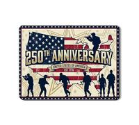 Tappetino scolapiatti patriottico per cucina, tappetino scolapiatti in gomma assorbente a forma di stella rossa blu rustica, tappetino scolapiatti a tema militare 45,7 x 61 cm