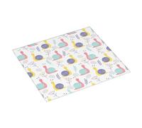 Tappetino scolapiatti per bancone della cucina, 40,6 x 45,7 cm, grazioso tappetino assorbente dipinto a mano con lumaca per cucina, scolapiatti con anello per appendere