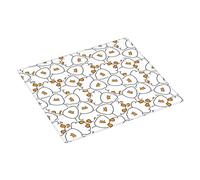 Tappetino scolapiatti per bancone della cucina, 40,6 x 45,7 cm, linee semplici, grazioso tappetino assorbente a forma di anatra, tappetino per scolapiatti con anello per appendere