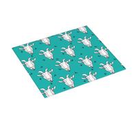 Tappetino scolapiatti per bancone della cucina, 40,6 x 45,7 cm, moderno motivo a testa di capra, assorbente, tappetino per scolapiatti con anello per appendere