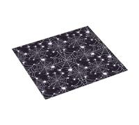 Tappetino scolapiatti per bancone della cucina, 40,6 x 45,7 cm, motivo ragnatela, tappetino assorbente per cucina, scolapiatti con anello per appendere