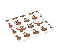 Tappetino scolapiatti per bancone della cucina, 40,6 x 45,7 cm, semplice stampa gufo, tappetino assorbente per bancone della cucina, tappetino per scolapiatti con anello per appendere