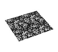 Tappetino scolapiatti per bancone della cucina, 40,6 x 45,7 cm, semplice tappetino assorbente a forma di serpente bianco, tappetino per scolapiatti con anello per appendere