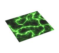 Tappetino scolapiatti per bancone della cucina, 40,6 x 45,7 cm, verde fulmine, tappetino assorbente per cucina, tappetino scolapiatti con anello per appendere