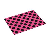 Tappetino scolapiatti per bancone della cucina, con stampa a pois rosa, 45,7 x 61 cm, assorbente in microfibra, tappetino antiscivolo per scolapiatti con passante per appendere
