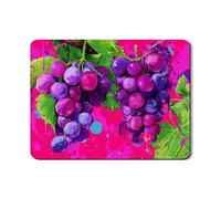 Tappetino scolapiatti per bancone della cucina, design astratto dell'uva in gomma assorbente, tappetino scolapiatti colorato in pelle PU per bancone della cucina, 45,7 x 61 cm