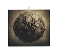 Tappetino scolapiatti per bancone della cucina, grande, super assorbente, tappetino scolapiatti a forma di palla ragnatela in microfibra, tappetino antiscivolo per scolapiatti per lavelli e