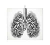 Tappetino scolapiatti per bancone della cucina, grande, super assorbente, tappetino scolapiatti polmoni immagine vettoriale in microfibra antiscivolo tappetino scolapiatti per lavelli caffettiera 46 x