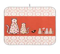 Tappetino scolapiatti per bancone della cucina, grande tappetino in microfibra per scolapiatti 60 x 45 cm, tappetino assorbente per lavello e macchina da caffè