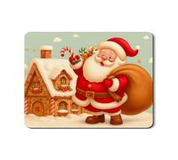 Tappetino scolapiatti per bancone della cucina, grazioso tappetino scolapiatti in gomma assorbente a forma di casa di pan di zenzero, tappetino in pelle sintetica per caffè, 45 x 61 cm