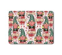 Tappetino scolapiatti per bancone della cucina, grazioso tappetino scolapiatti in gomma assorbente a scacchi rossi con motivo amore, tappetino scolapiatti in pelle PU, 45,7 x 61 cm