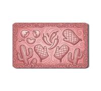 Tappetino scolapiatti per bancone della cucina, in gomma assorbente, stile sud-occidentale, 30,5 x 50,8 cm