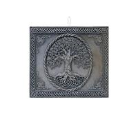 Tappetino scolapiatti per bancone della cucina, motivo albero della vita celtico, tappetino assorbente vintage in argento, tappetino scolapiatti in microfibra medievale per protezione del bancone