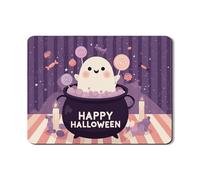 Tappetino scolapiatti per bancone della cucina, motivo fantasma di Halloween, in gomma assorbente, motivo cartone animato viola, tappetino scolapiatti in pelle PU per decorazione bancone della cucina