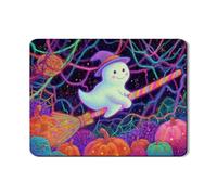 Tappetino scolapiatti per bancone della cucina, motivo fantasmi e zucche di Halloween, in gomma assorbente, divertente tappetino per asciugare i piatti in pelle PU per decorazione, 45,7 x 61 cm