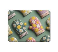 Tappetino scolapiatti per bancone della cucina, motivo floreale vintage, in gomma, assorbente, decorazione primaverile, regalo di Pasqua, 45,7 x 61 cm
