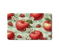 Tappetino scolapiatti per bancone della cucina, motivo floreale vintage, in gomma, assorbente, per la primavera, decorazione stagionale della cucina, 30,5 x 50,8 cm