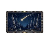 Tappetino scolapiatti per bancone della cucina, motivo notte stellata, in gomma assorbente, per scolapiatti e bar, 30,5 x 50,8 cm