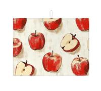 Tappetino scolapiatti per bancone della cucina, stampa rustica vintage con frutta, assorbente, tappetino scolapiatti in microfibra, decorazione estiva per cucina, tappetino per asciugatura per bar