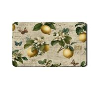 Tappetino scolapiatti per bancone della cucina, stampa vintage botanica in gomma assorbente, tappetino scolapiatti per la stagione primaverile, decorazione per la casa, 30,5 x 50,8 cm