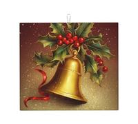 Tappetino scolapiatti per bancone della cucina, tappetino assorbente per scolapiatti resistente al calore, tappetino per asciugare la tavola, tappetino per piatti felice anno nuovo anno Natale albero