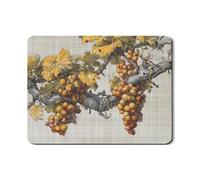 Tappetino scolapiatti per bancone della cucina, tappetino in gomma assorbente botanica vintage, tappetino in pelle PU autunnale per cucina, bar, protezione 45,7 x 61 cm